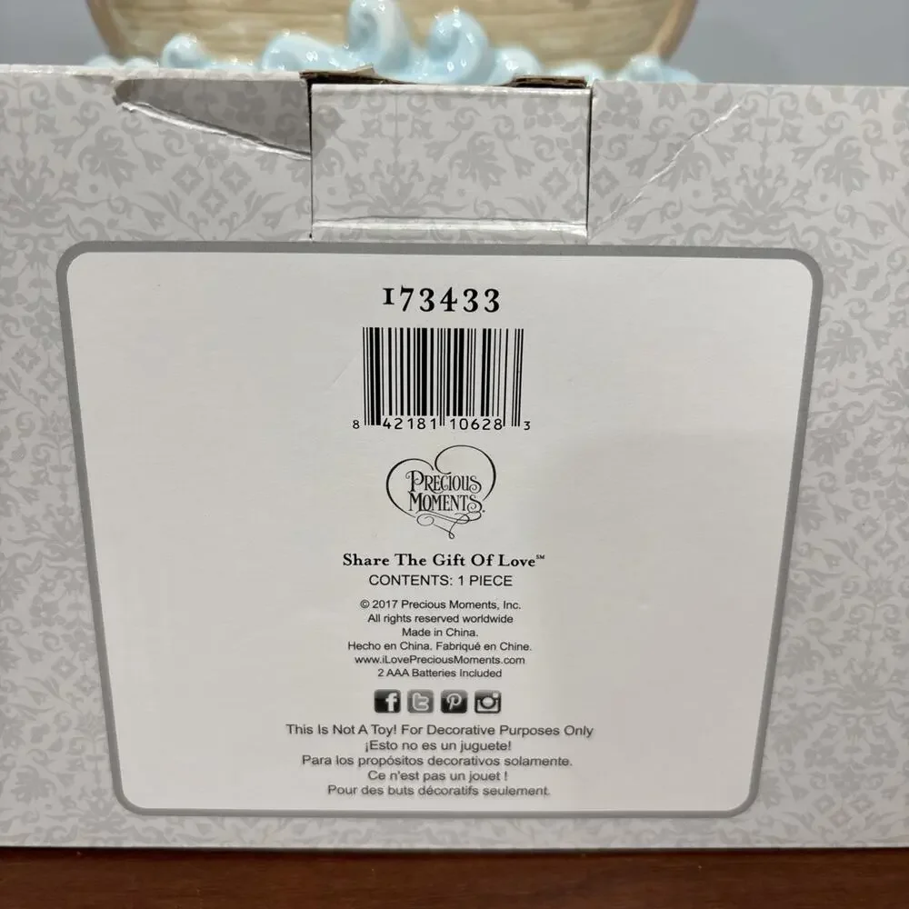 2017 Precious Moments Noah's Ark LED Ceramic Nighlight Bible Religious Gift NEW - Picture 7 of 9